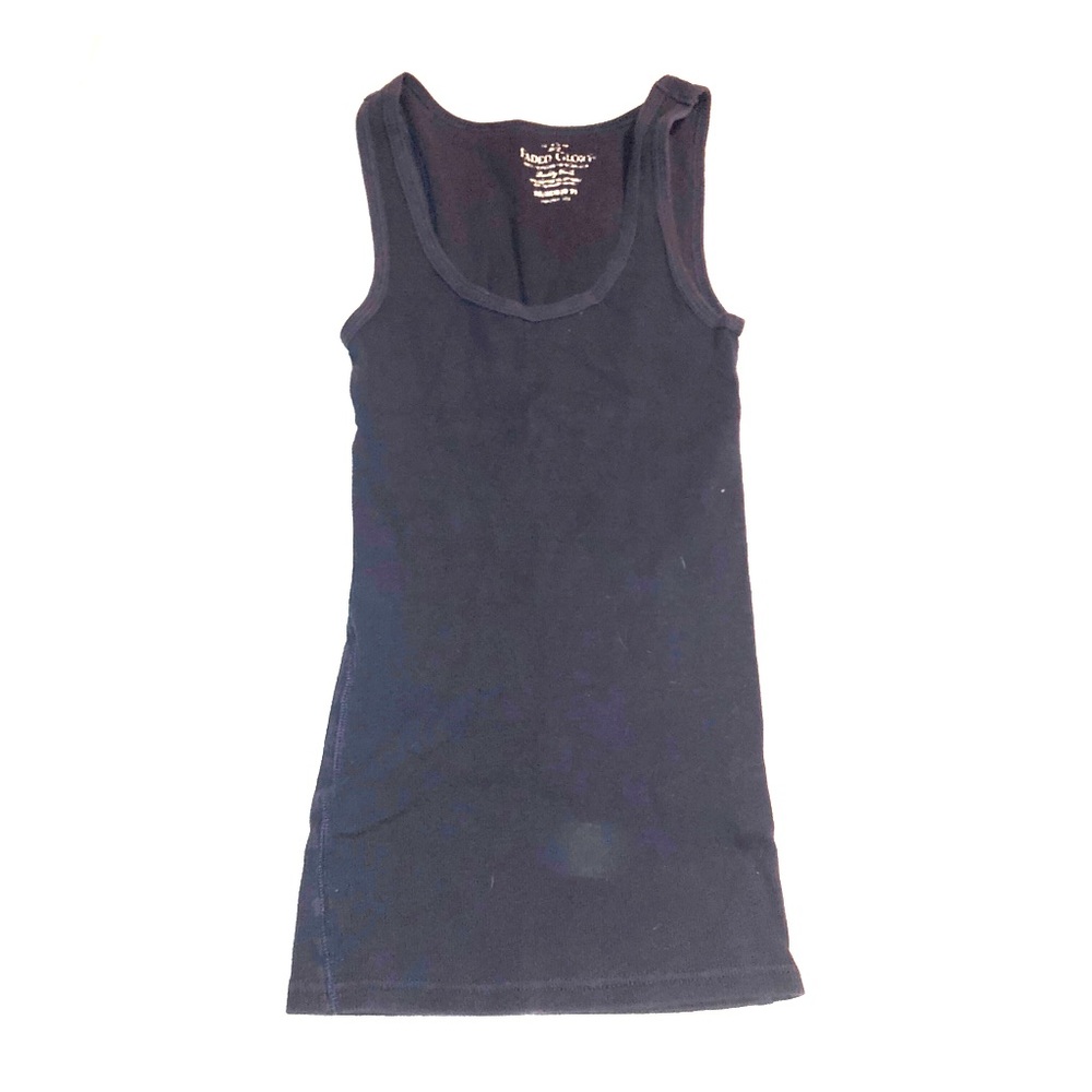 Faded Glory Navy Blue Ribbed Tank Top